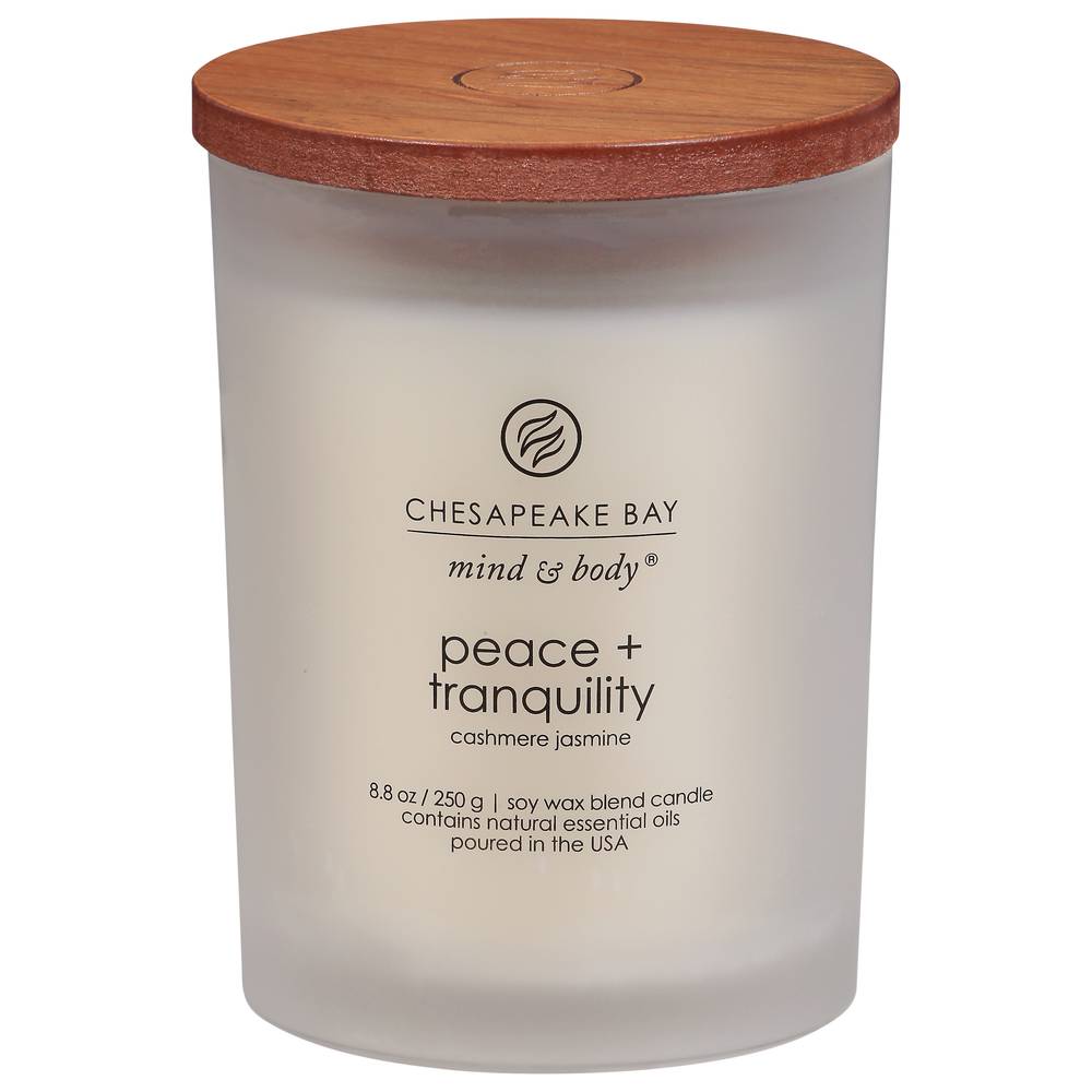 Chesapeake Bay Mind & Body Peace + Tranquility Cashmere Jasmine Candle