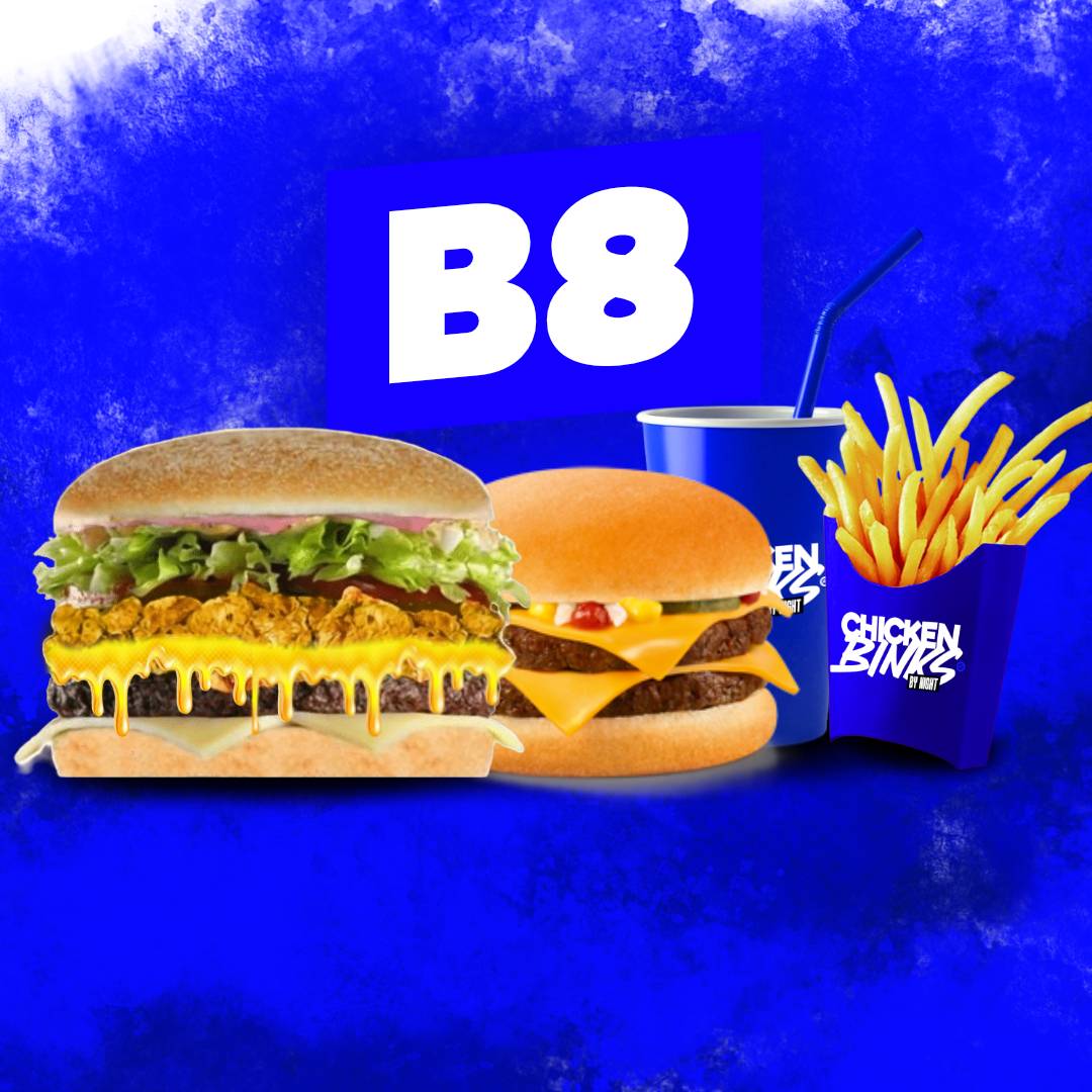 B8 Méga Binks Honey Mustard + Double cheese