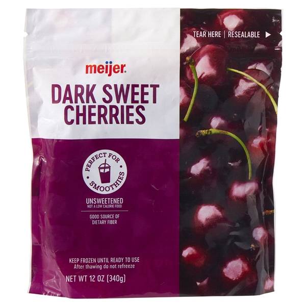 Meijer Frozen Dark Sweet Cherries (12 oz)