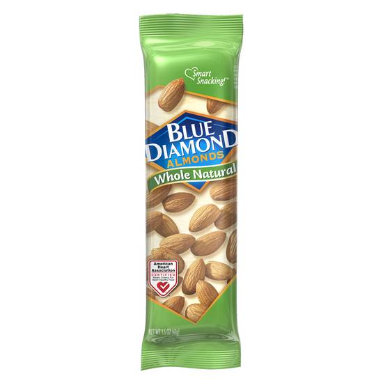 Blue Diamond Almonds, Whole Natural - 1.5 oz