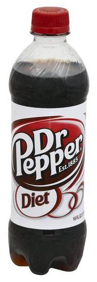 Dr. Pepper Diet Soda (16 fl oz)