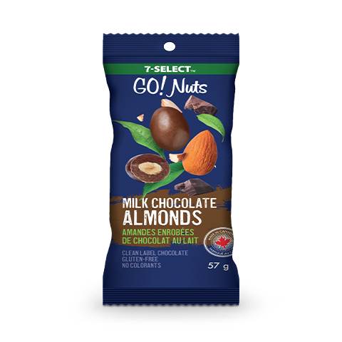 7-Select GO! Nuts Milk Chocolate Almond 57g
