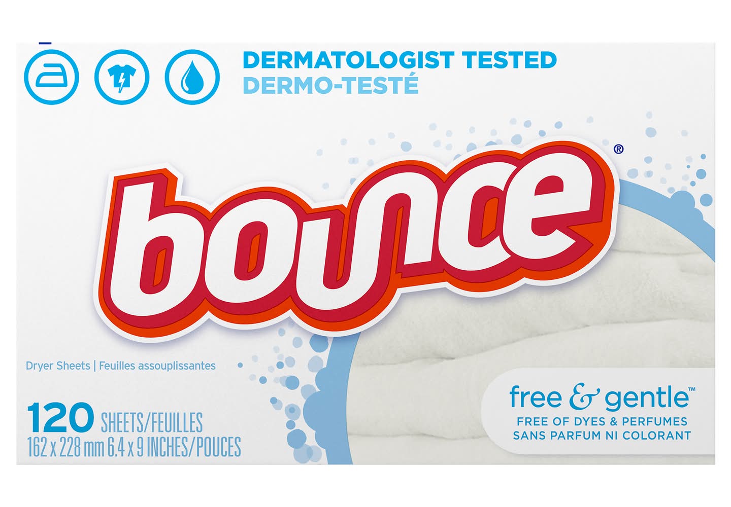 Bounce Free & Gentle Dryer Sheets (0.7 lbs)