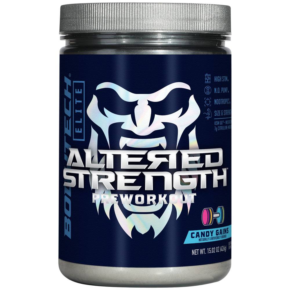 Bodytech Elite Altered Strength Preworkout (15.02 oz) (candy gains)