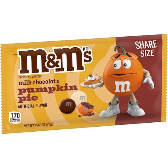 M&M’S Milk Chocolate Candies, Pumpkin Pie (2.47 oz)