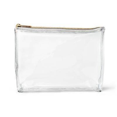 Sonia Kashuk Square Clutch Makeup Bag, Clear