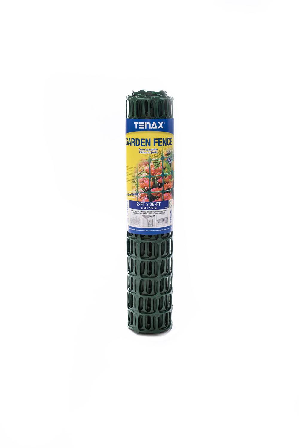 Tenax 25-ft x 2-ft Green Hdpe Extruded Mesh Rolled Fencing with Mesh Size 2-in x 2-in | 783060