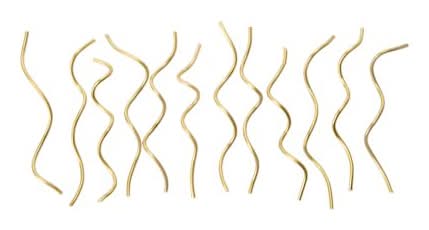 Poppy Designs Co. Curly Birthday Candles 12-Pack Gold