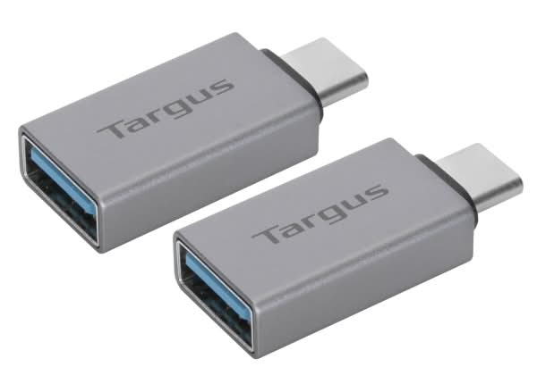Targus® USB-C To USB-A Adapters, Silver, Pack Of 2 Adapters, ACA979GL