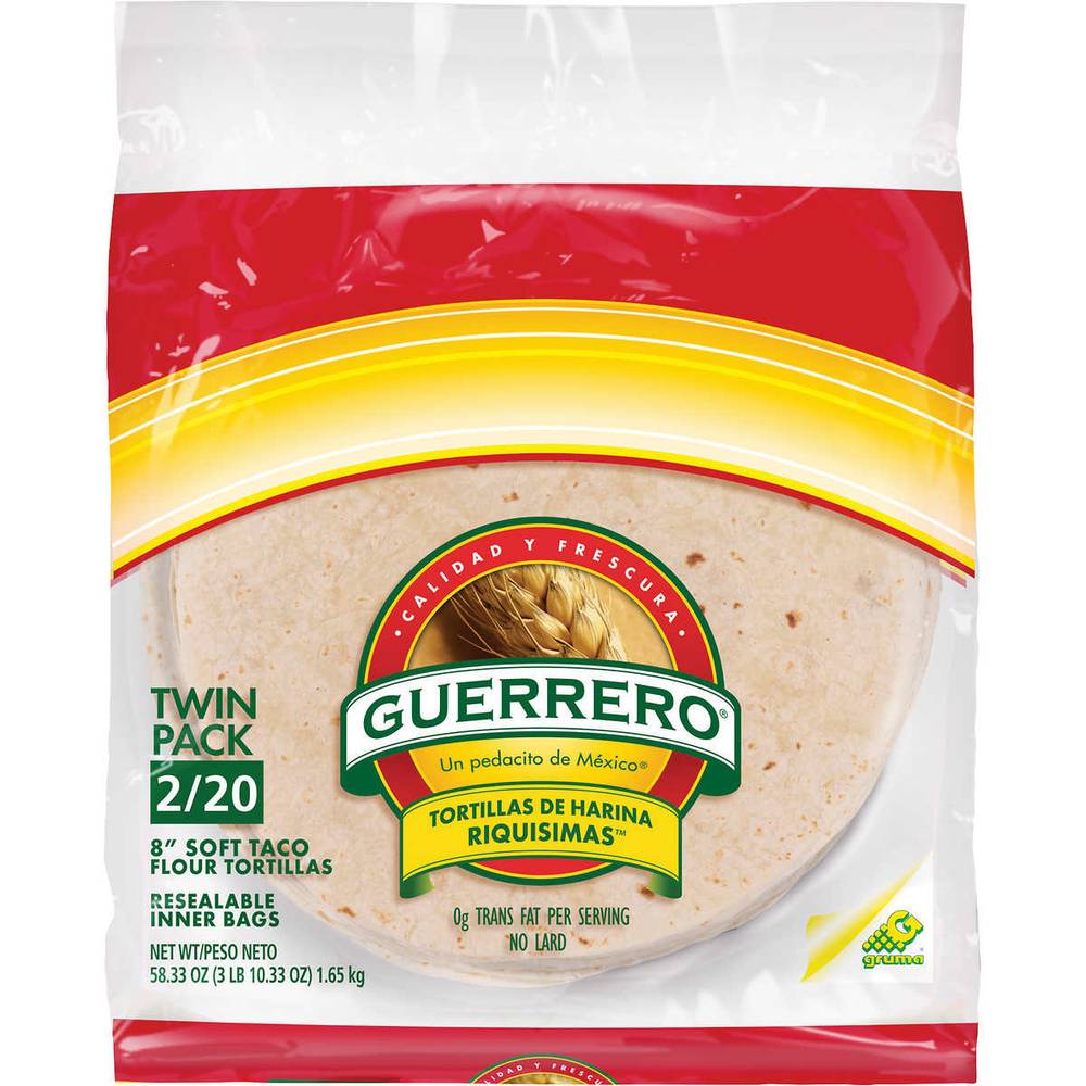 Guerrero - 8" Flour Tortilla - 12 ct