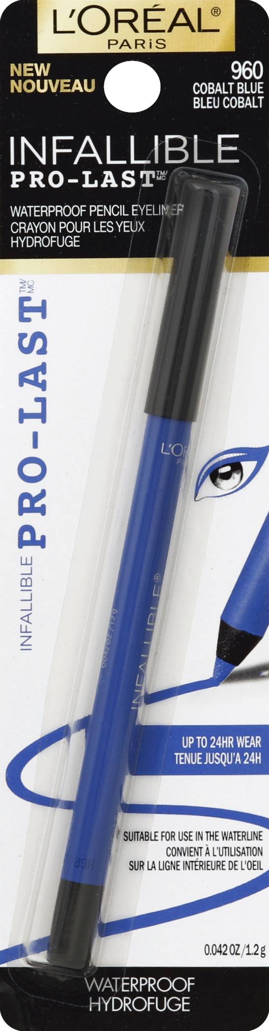 L'oréal Pencil Waterproof Cobalt Blue 960 Eyeliner