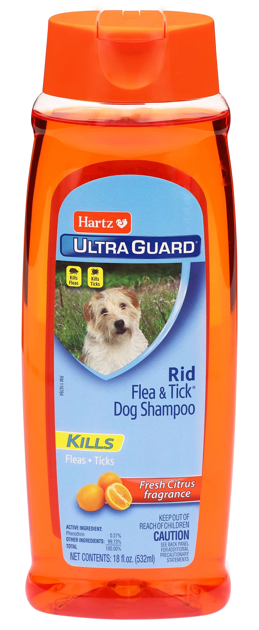 Hartz Ultra Guard Rid Flea & Tick Dog Shampoo (18 fl oz)
