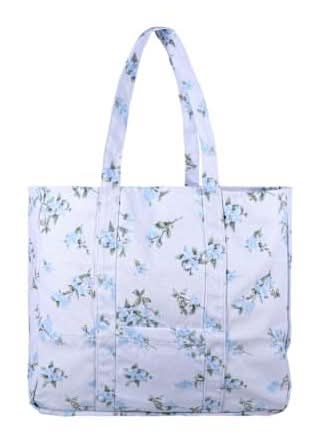 Fluer& Fig Tote Bag Blue Floral