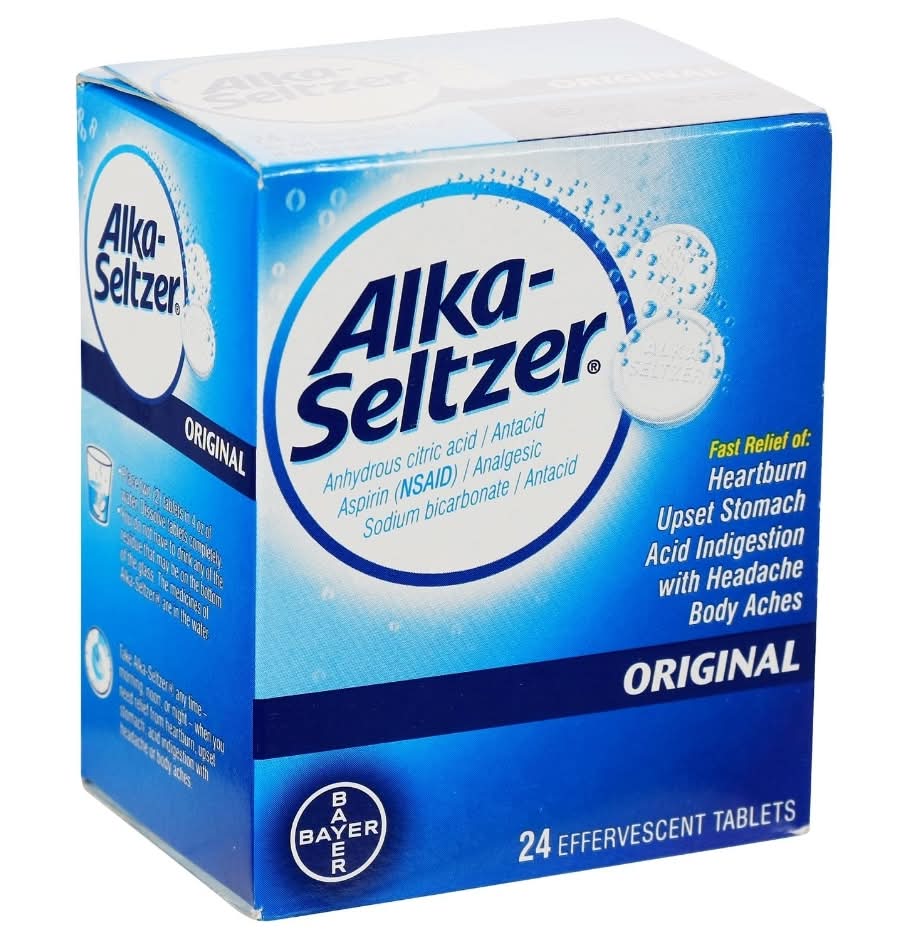 Alka Seltzer Original Antacid Tablets, 24 ct.