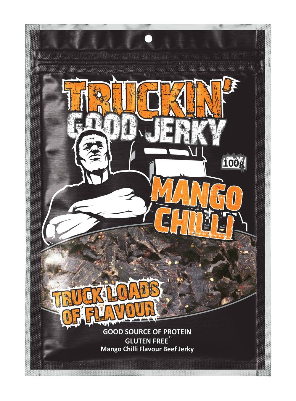 Truckin' Good Jerky Mango Chilli 100g