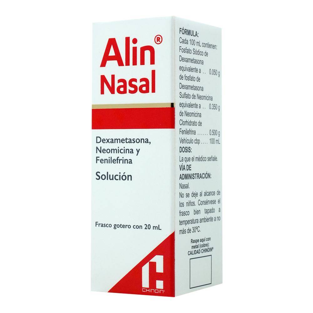 Chinoin alin solución nasal (20 ml)