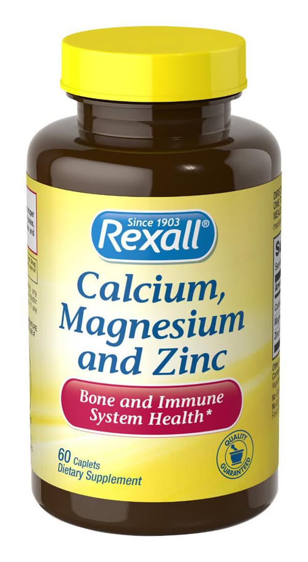 Rexall Calcium Magnesium & Zinc 60 Ct
