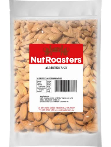 Nut Roasters Almonds Raw 500g