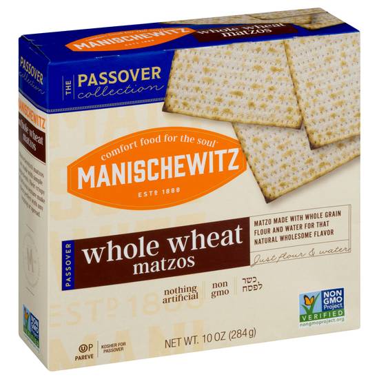 Manischewitz the Passover Collection Whole Wheat Matzos