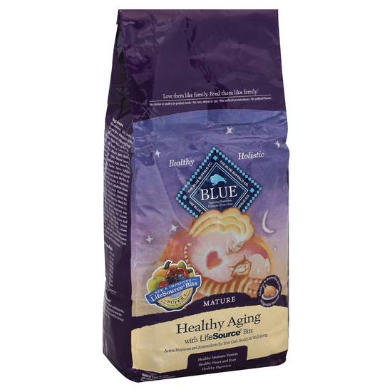 Blue Buffalo Natural Mature Dry Chicken & Brown Rice Cat Food