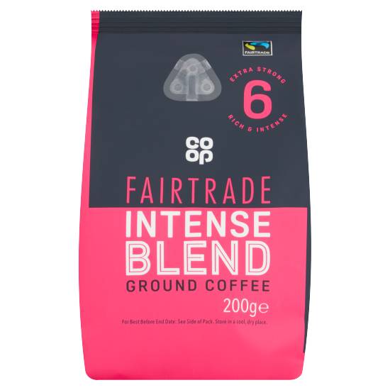 Co-Op Fairtrade Intense Roast and Ground Coffee (200g)