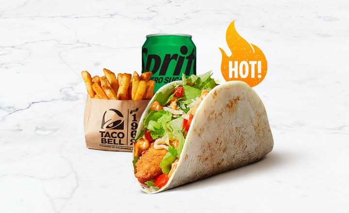 Lava Crispy Chicken Taco Combo