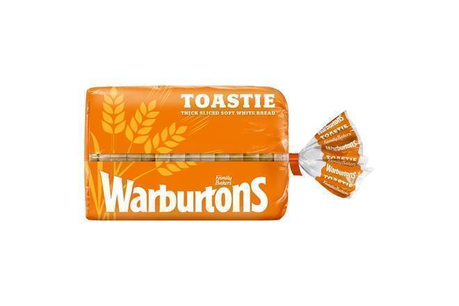 Warbutons Toaster White Slice 400g