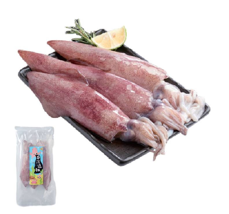 台灣船釣燈捕大透抽 (每盒500g/約2~3隻) <1Bag包 x 1 x 1Bag包>
