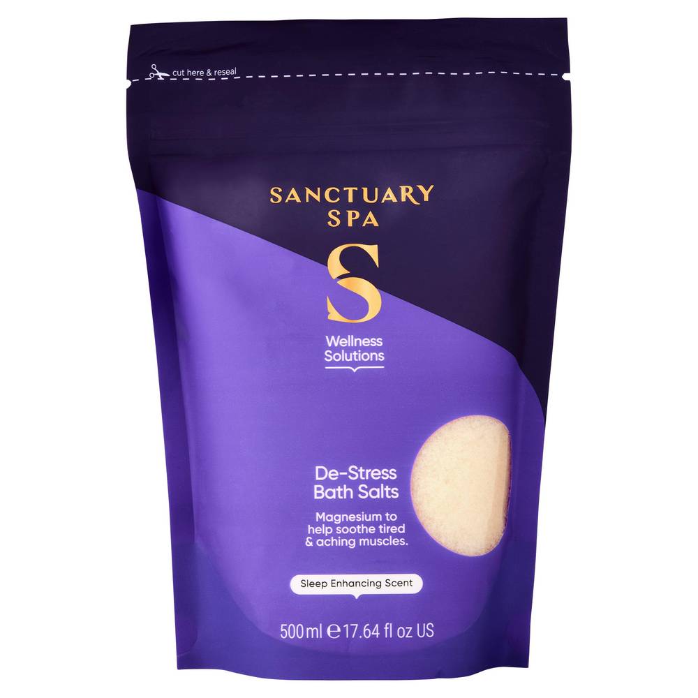 Sanctuary Spa De-Stress Bath Salts with Magnesium 500g