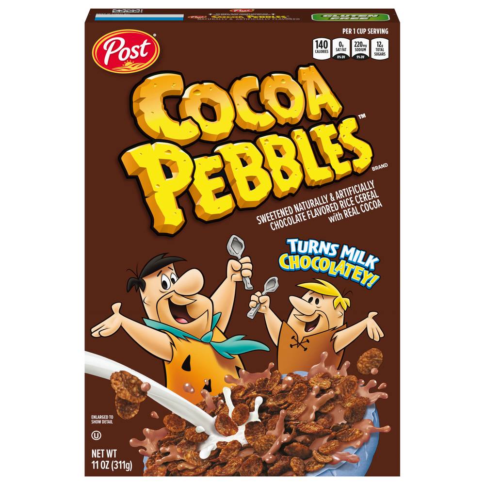 Cocoa Pebbles Rice Cereal, Chocolate (11 oz)