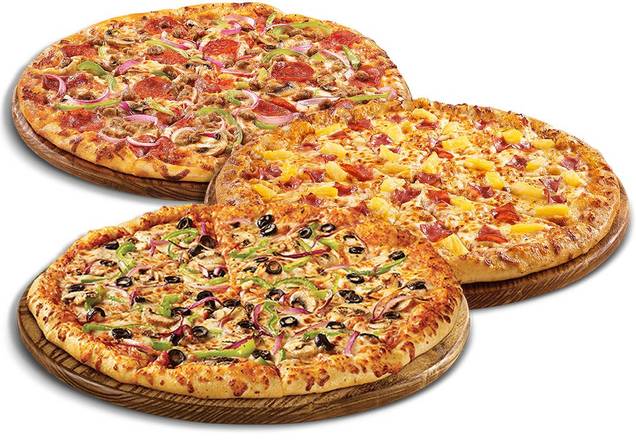 3 Pizzas (Large)