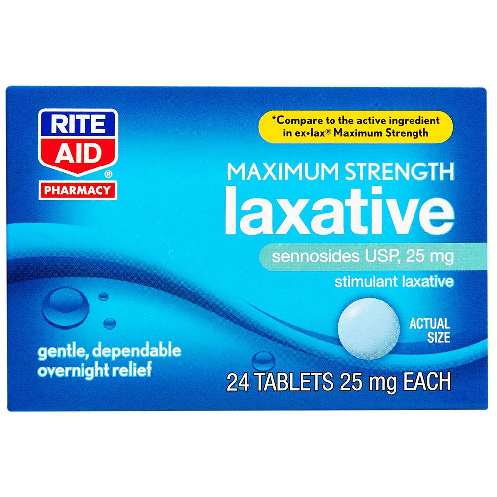 Rite Aid Maximum Strength Laxative 25mg