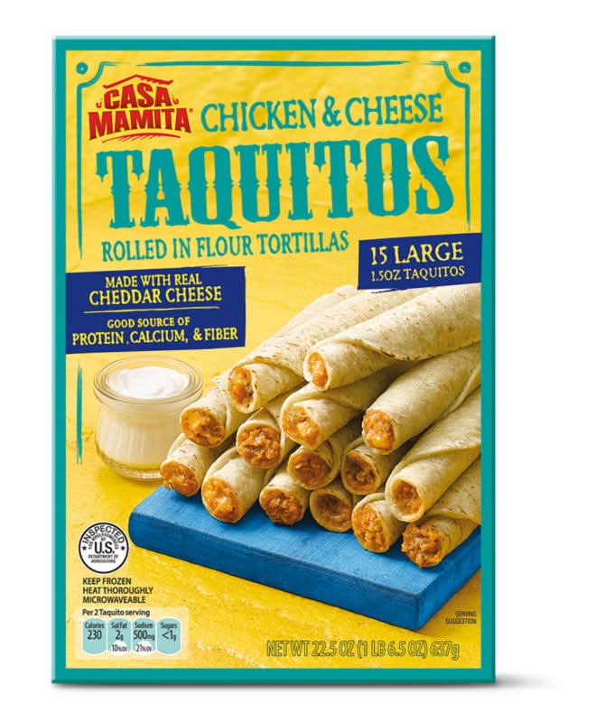 Casa Mamita Chicken and Cheese Taquitos