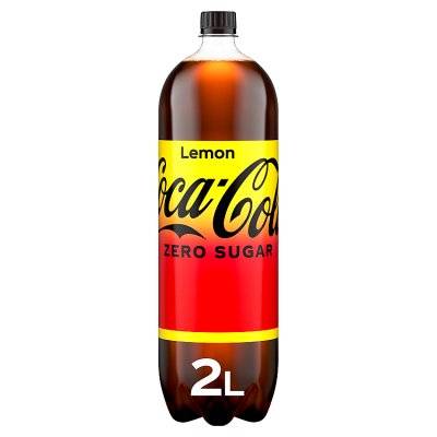Coca-Cola Zero Sugar Sparkling Soft Drink (2 L) (Lemon)