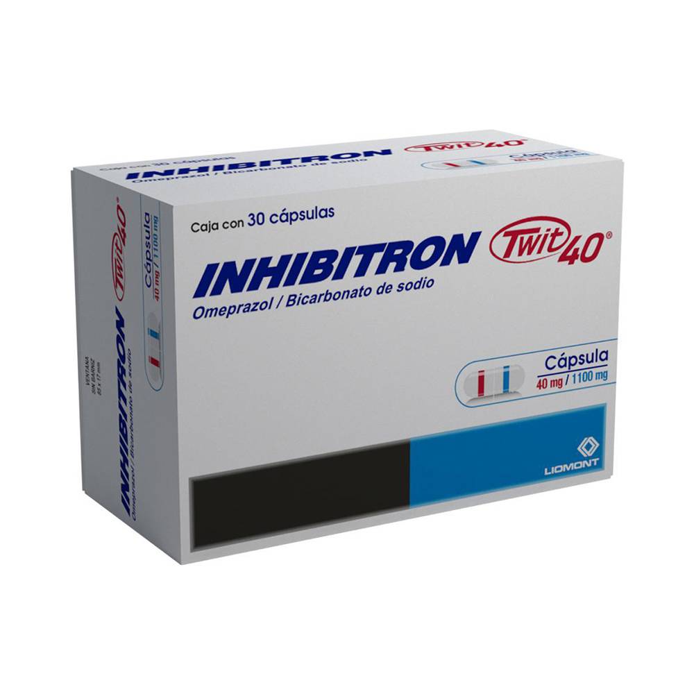 Liomont · Inhibitron twit cápsulas 40 mg/1100 mg (30 un)