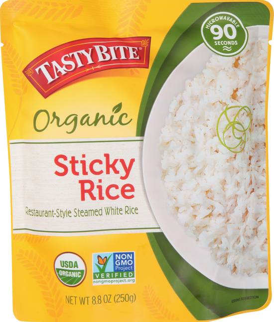 Tasty Bite Organic Steamed White Sticky Rice