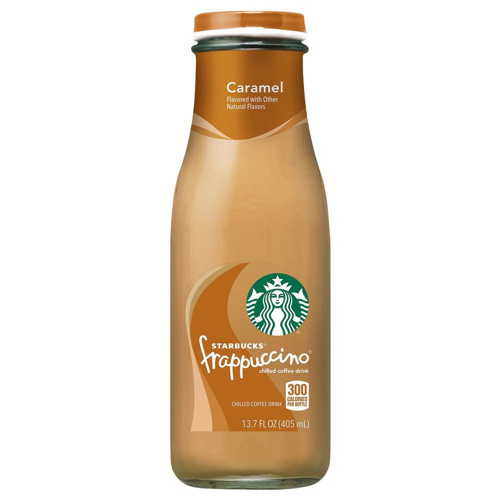 Starbucks Frappuccino Chilled Coffee Drink, Caramel (13.7 fl oz)