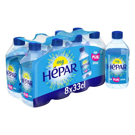 Hépar - Eau minérale naturelle (8 pièces, 330 ml)