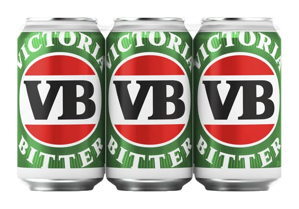 Victoria Bitter Lager Can 6X375ml
