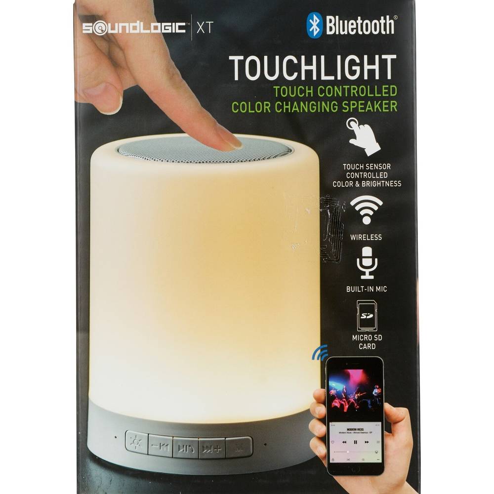 SoundLogic XT  Touchlight Color Changing Bluetooth Speaker