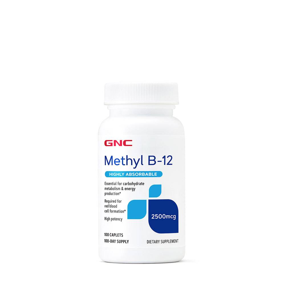 GNC Methyl B-12 Caplets (100 ct)