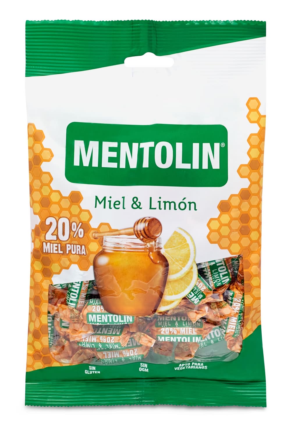 Caramelos De Limón Y Miel Mentolin Bolsa 100 G