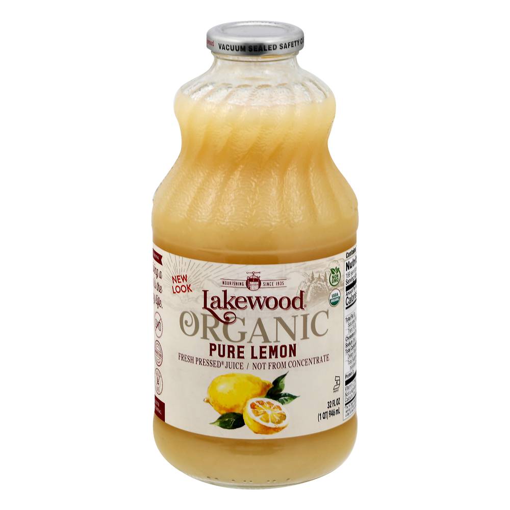 Lakewood Organic Pure Lemon Juice (32 fl oz)