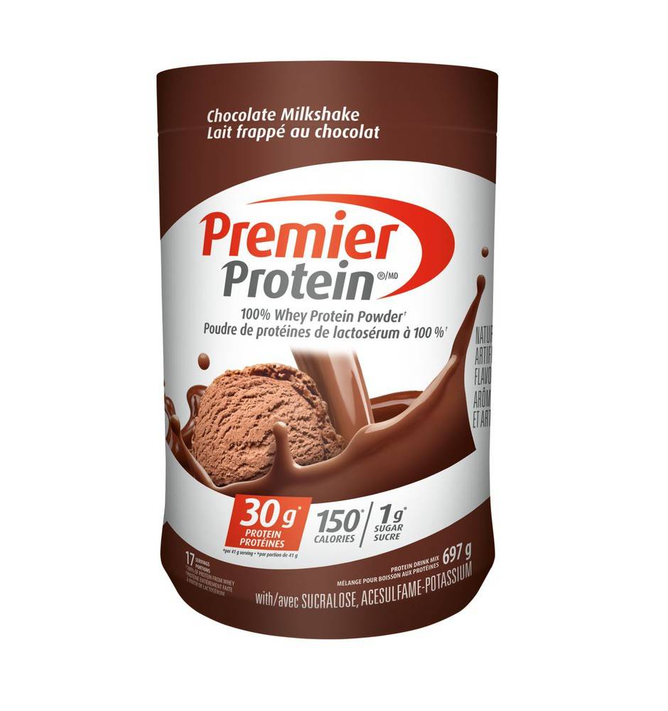 Premier Protein 100% Whey Protein Powder, Chocolate (697 g)