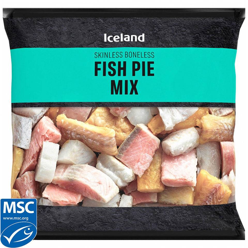 Iceland Skinless and Boneless Fish Pie Mix