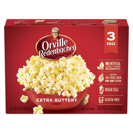 Orville Redenbacher's Popcorn Bowl, Extra Butter (246 g)