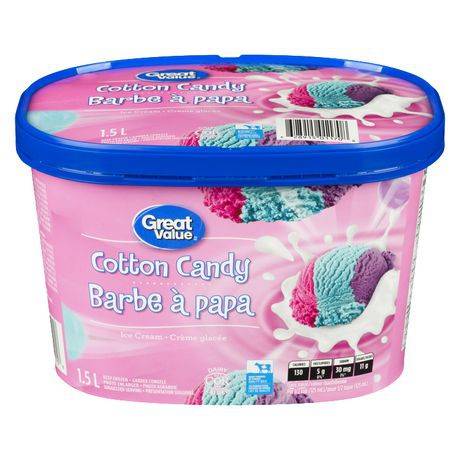 Great Value Cotton Candy Ice Cream (3 lbs)
