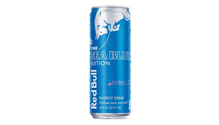 Red Bull Sea Blue Edition Juneberry 12 oz Can