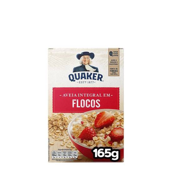 Quaker aveia integral em flocos (165 g)
