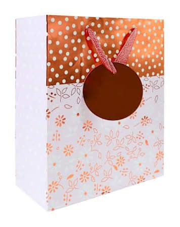 Large Gift Bags Rose Gold Print